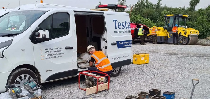 Irish materials testing and geotechnical services operation Testall has become part of Simtec, Phenna Group’s specialist materials testing business