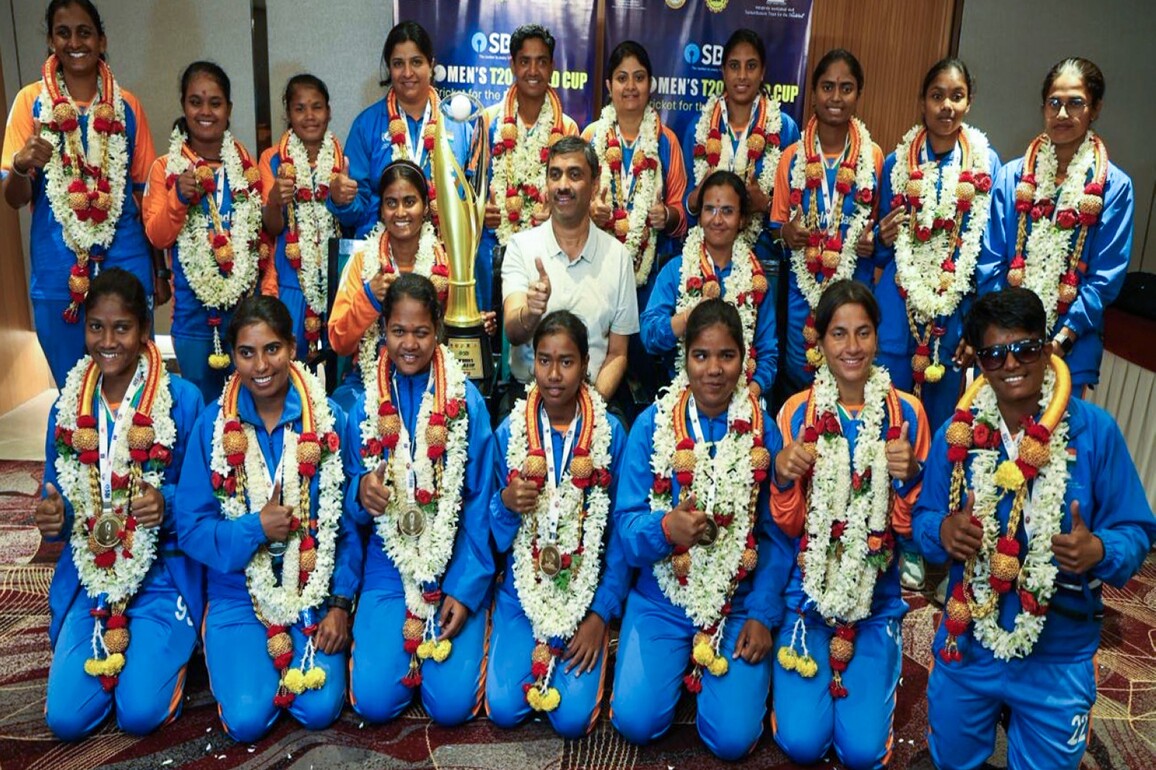 Basanti Hansda, Anekha Devi express pride after Women's Blind T20 World Cup win