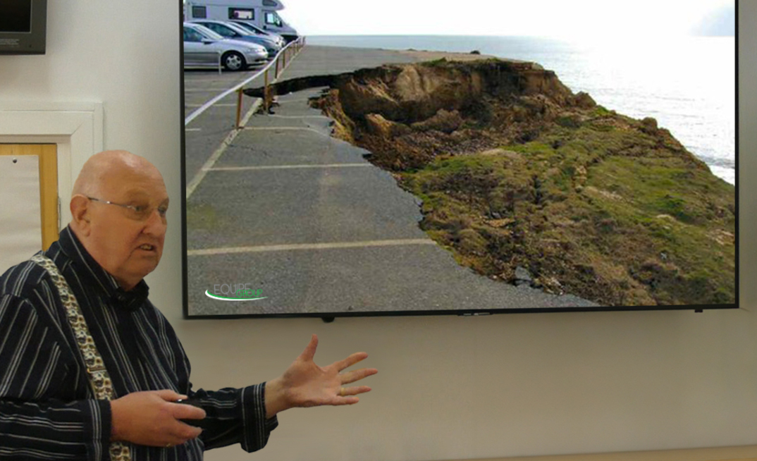 Alan Binns from Plough Geotechnical, leading Equipe Group’s ‘Slope Stability Design’ course