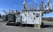 The main transformer at Hillgrove, following repairs.