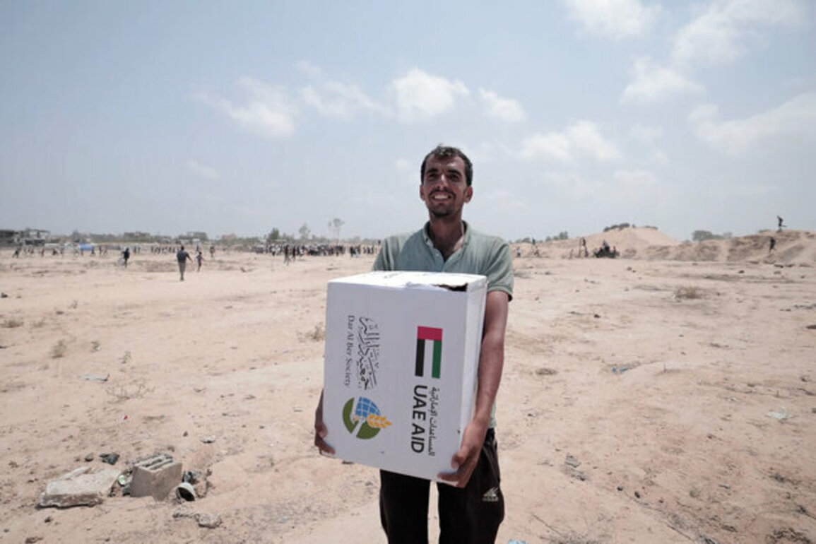UAE carries out 67th airdrop of aid over Gaza Strip under 'Birds of Goodness' operation