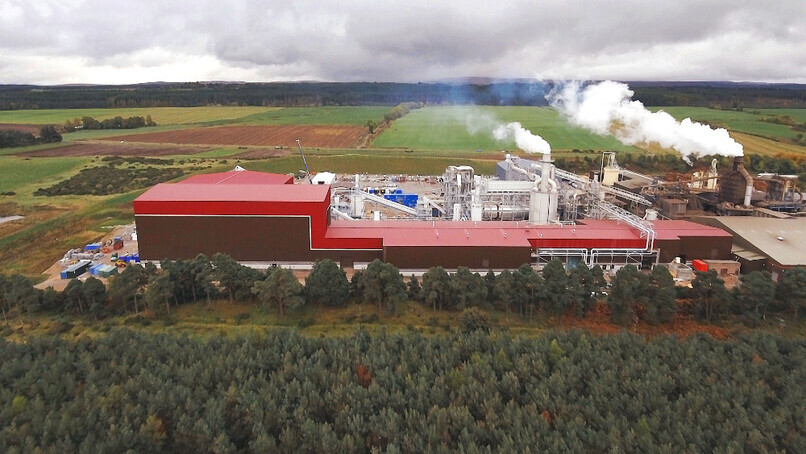 The Norbord factory at Morayhill, Inverness