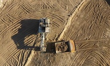  Work uncovering ore in the Grants pit