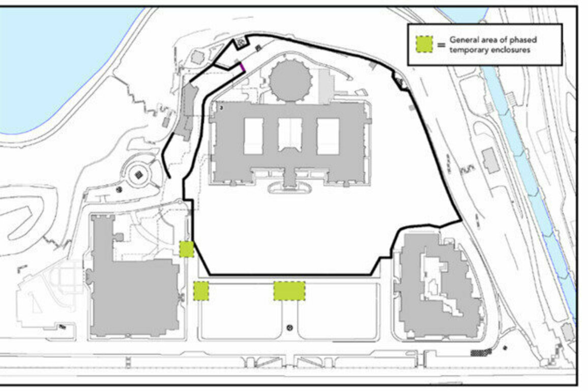 Temporary closures on Parliament Hill due to construction