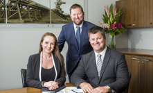 Louise Whitten (left), with Whittens founders Tyron Whitten and Clayton Whitten.