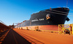 A BHP ship at Port Hedland, Australia