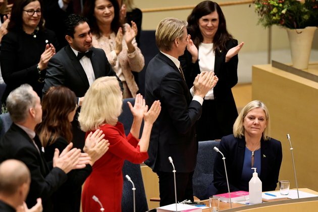 Sweden&#039;s first female PM resigns hours after being elected