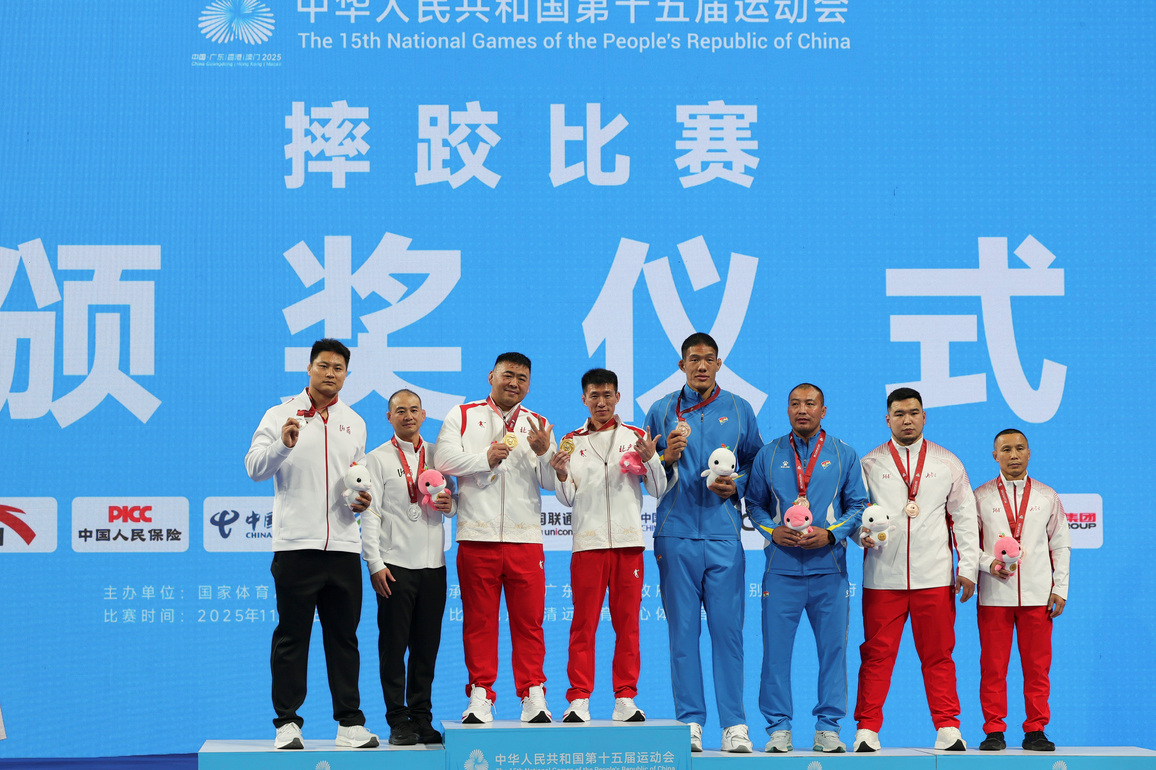 (SP)CHINA-15TH NATIONAL GAMES-WRESTLING-FREESTYLE-MEN'S 125KG-FINAL (CN)