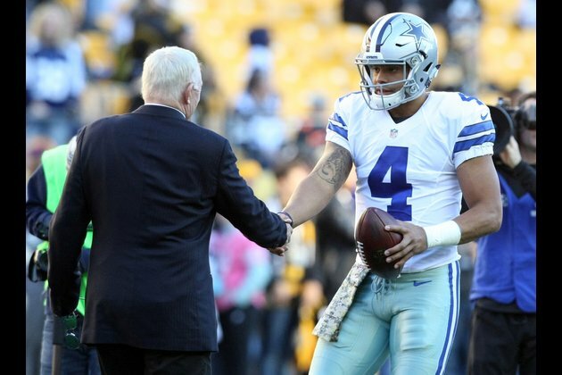 Cowboys QB Prescott at peace with contract status