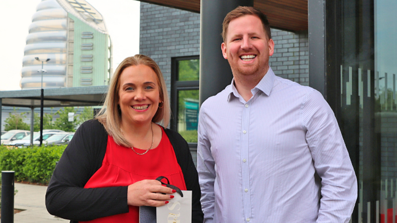 Natalie Chapman and Adam Dolman.