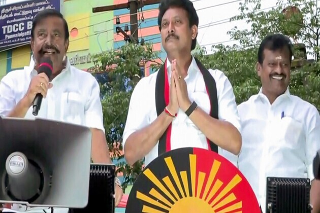 DMK's Anbil Mahesh appeals for early voting, highlights welfare achievements in Thiruverumbur