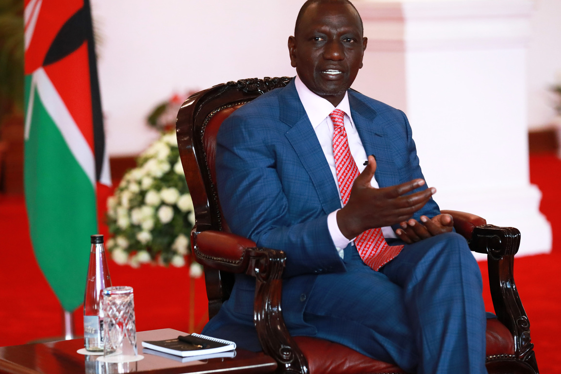 KENYA-NAIROBI-PRESIDENT-INTERVIEW