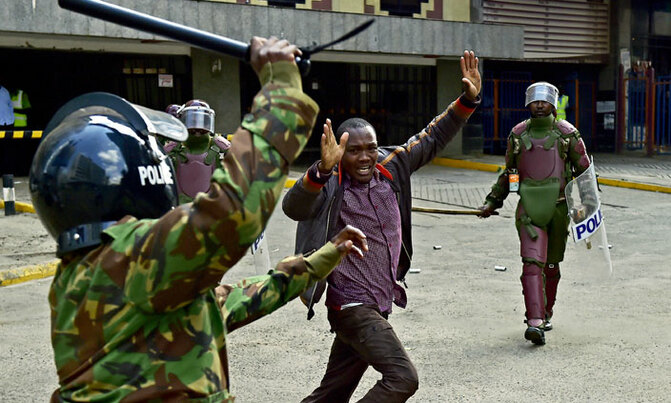Kenya opens probe after police break up protest Kenya opens probe after police break up protest