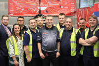 Nathan Aspinall steps up to the oche