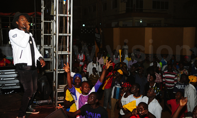 Maro comforts disconsolate Cranes fans in Jinja Maro comforts disconsolate Cranes fans in Jinja