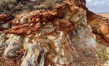  Outcropping banded iron formation at the Baxters prospect