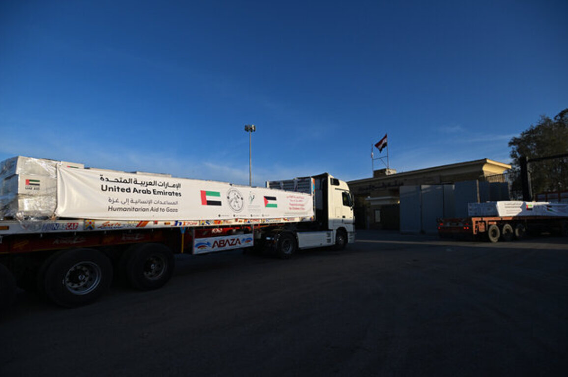 Thirty tonnes of medical supplements reach Gaza under Operation Chivalrous Knight 3