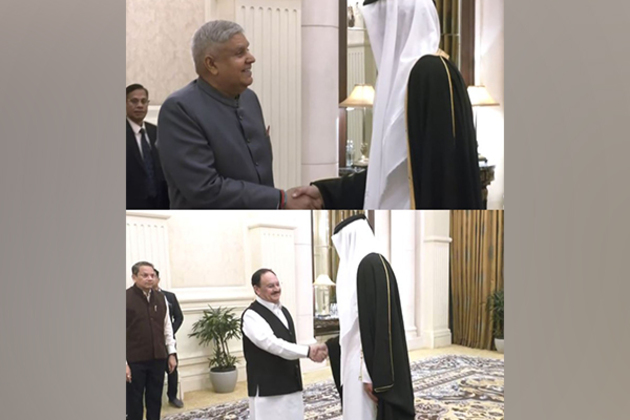 VP Dhankhar, Union Minister Nadda met with Amir of Qatar