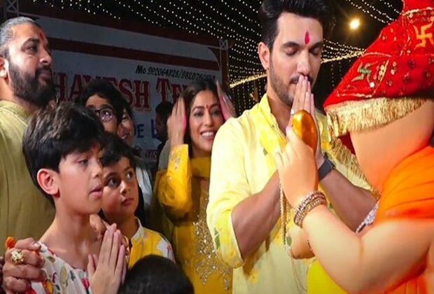 Ganesh Chaturthi: Arjun Bijlani brings home Bappa with dhol-nagadas