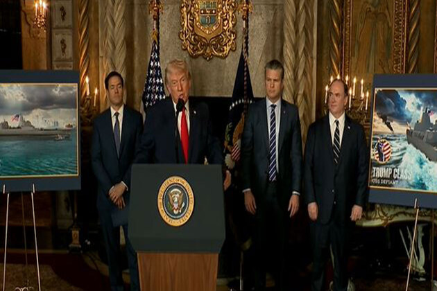 US President announces plan for "Trump class" battleships