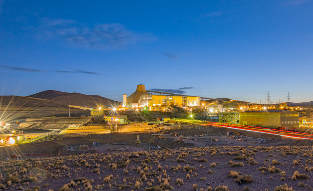 Mina de cobre Quebrada Blanca, no Chile