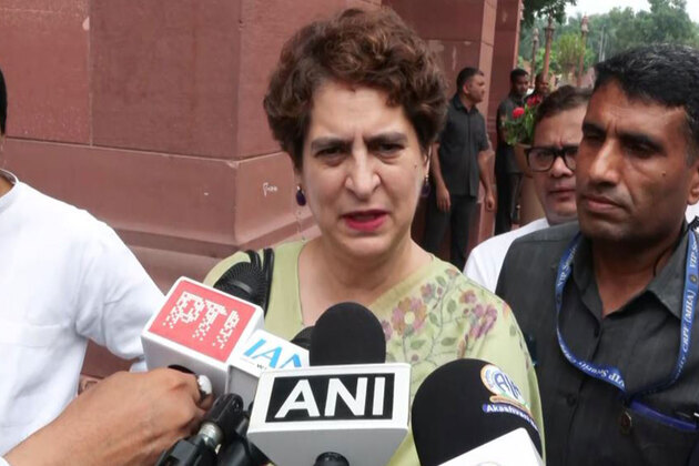 Priyanka Gandhi criticises decision to change Indian hockey jersey colour to saffron from blue