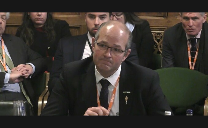 NFU president Tom Bradshaw holds back tears while describing the mental health toll of the family farm tax. "This is a lifetime of work, it's the heritage and the custodianship of that farm." (Parliament TV) NFU president Tom Bradshaw holds back tears while describing the mental health toll of the family farm tax. "This is a lifetime of work, it's the heritage and the custodianship of that farm." (Parliament TV)