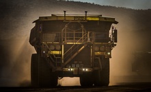 A Cat 793F operating autonomously at Fortescue's Solomon Hub