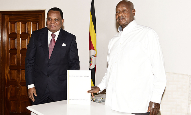 Museveni receives special message from Congo's Nguesso Museveni receives special message from Congo's Nguesso