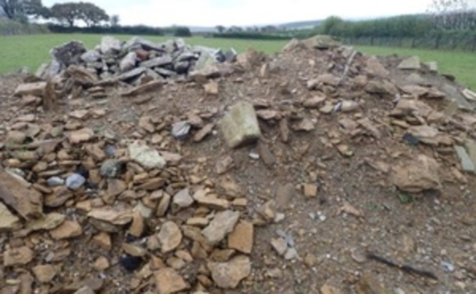 Devon farmer Philip Skelley exceeded the allowed tonnes of soil and stones he could keep on his land by thousands