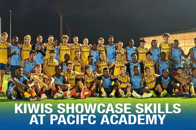 Up and coming Kiwis show their skills in the U16 Pacific Academy  AFL New Zealand
