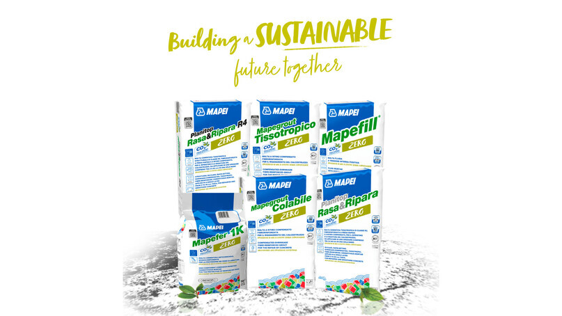 Mapei Zero Line: Portfolio extended to products for the building sector