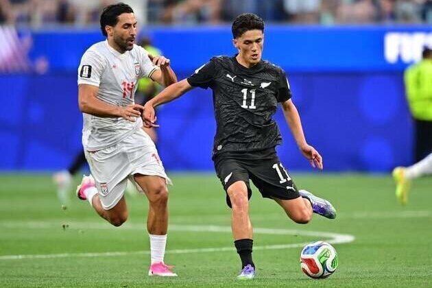 New Zealand's Elijah Just scores twice, but Iran rally for draw