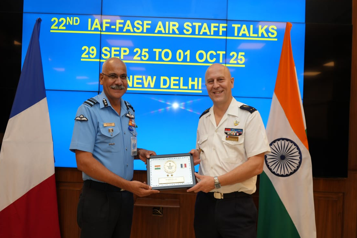 India, France hold 22nd "Air Staff Talks" to strengthen military cooperation