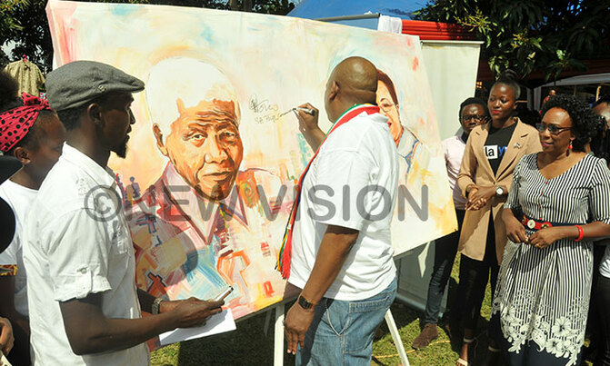 Ugandans celebrate Mandela Day Ugandans celebrate Mandela Day