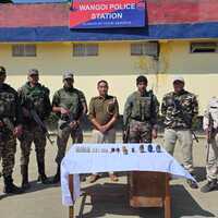 Manipur police recover AK-47, grenades and IEDs in statewide operations