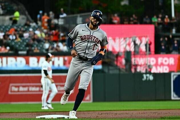 Strong start helps Astros snap losing streak vs. Orioles