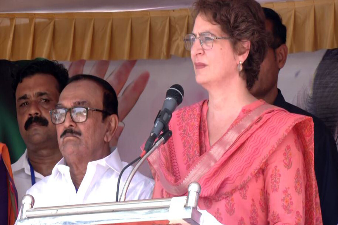 "Spirit of Keralam, true spirit of India": Priyanka Gandhi attacks CM Vijayan for being PM Modi's B-team