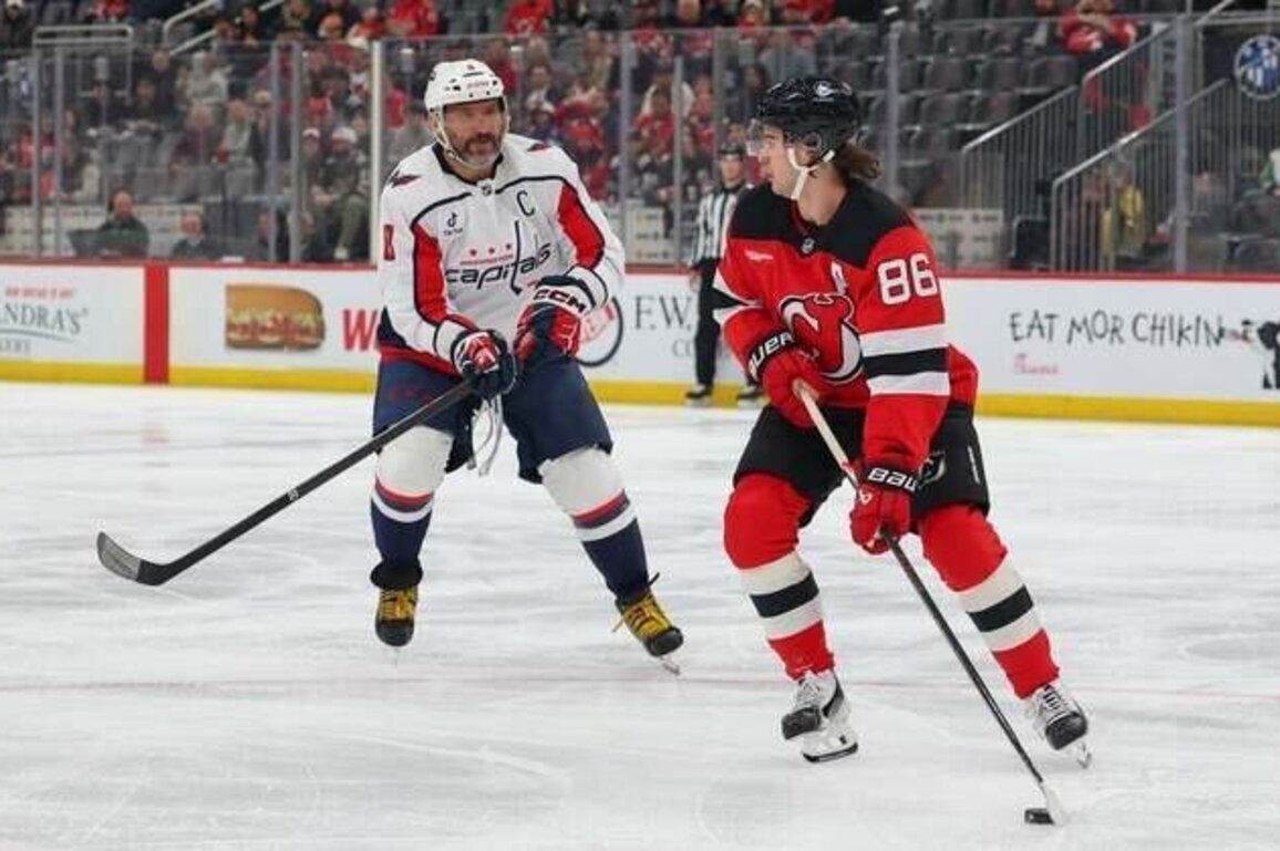 Jack Hughes produces 5 points as Devils dent Caps' playoff hopes