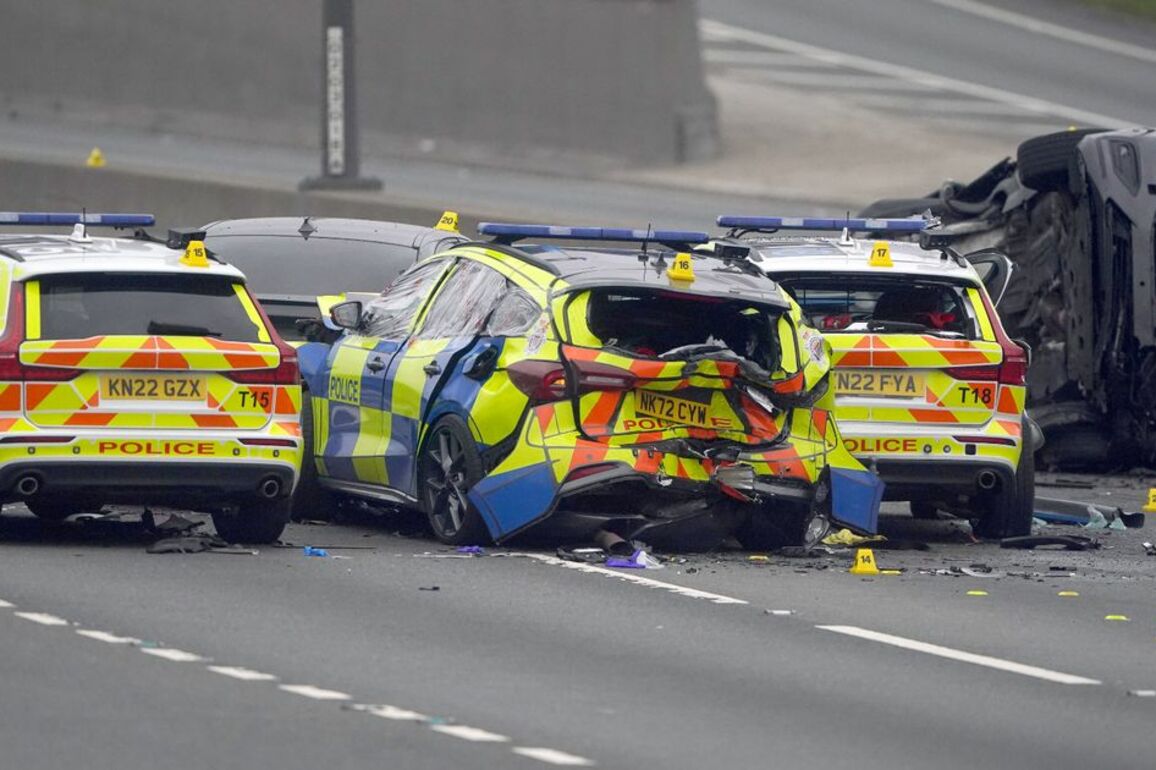 Personal trainer on first date caused huge police car pile-up after chase