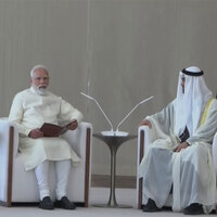 "India stands shoulder-to-shoulder with UAE in every situation": PM Modi during bilateral meet with President Zayed Al Nahan