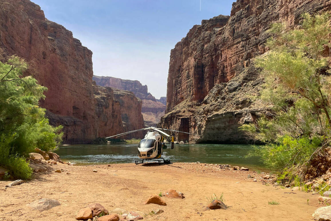 Grand Canyon National Park sees 13 helicopter rescues in 1 week  Nevada