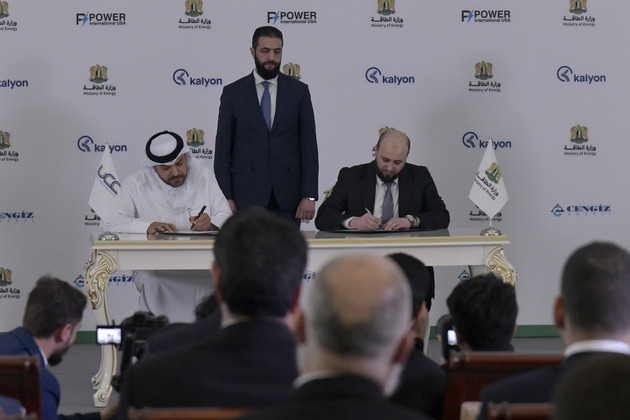 SYRIA-DAMASCUS-ENERGY INVESTMENT DEALS-INT'L FIRMS-SIGNING