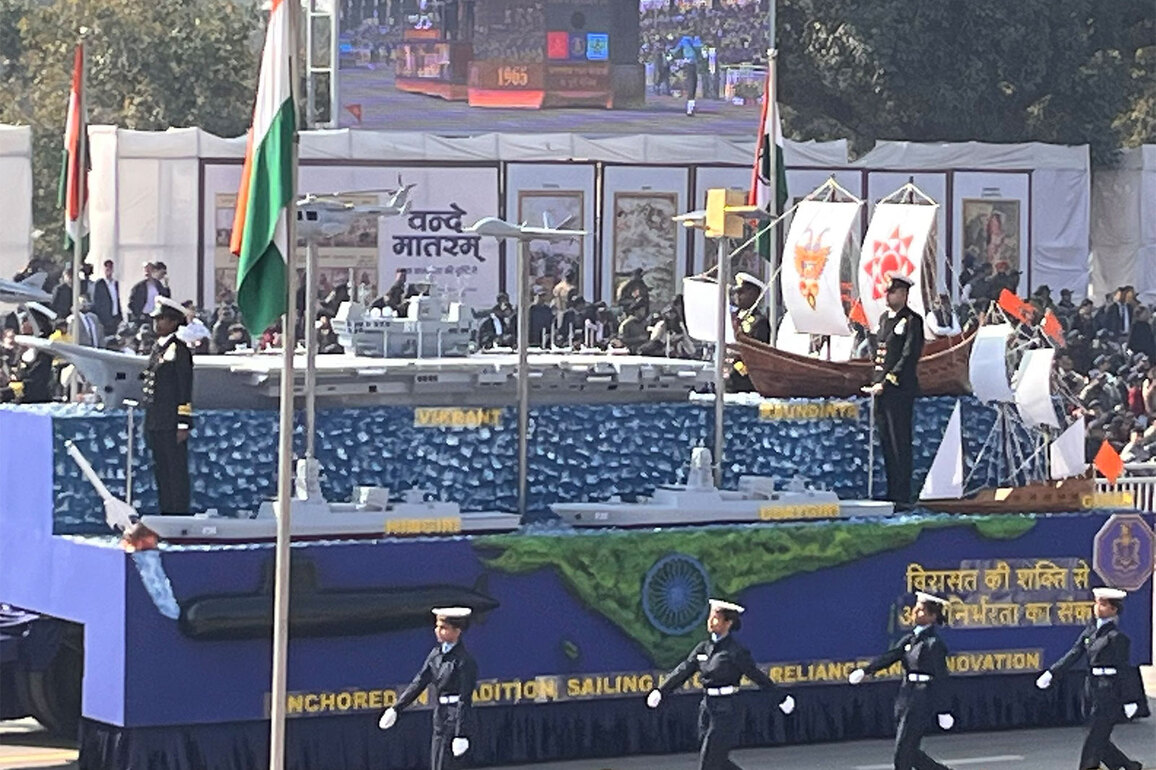 INSV Kaundinya showcases India's ancient maritime prowess during Republic Day parade