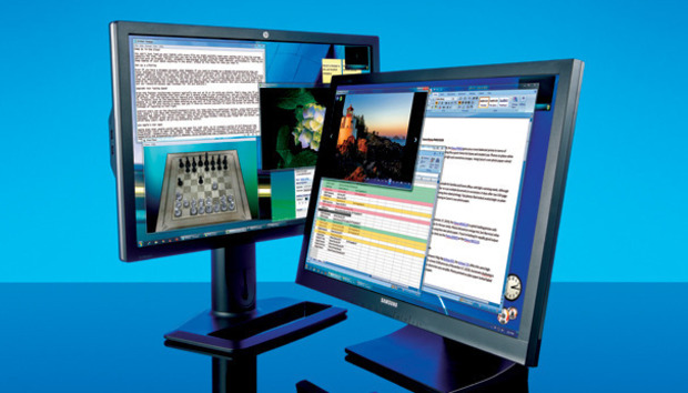How To Set Up Two Monitors For Double The Screen Real Estate Idg Double The Screen Real Estate