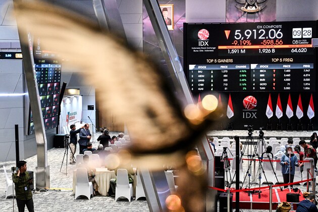 INDONESIA-JAKARTA-STOCK EXCHANGE-PLUNGE
