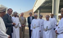 Officials including Ernst Grissemann (BPG) and Matar Al Badi (MDO) at the launch.