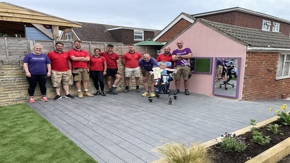 Ultra Decking partner with charity to change children's lives