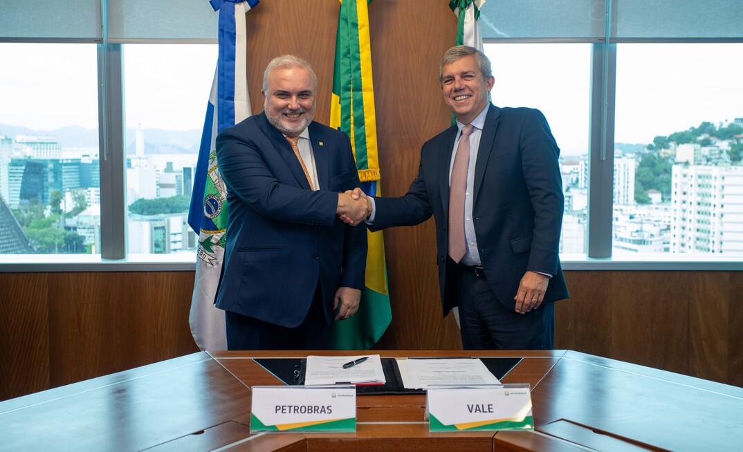 Presidentes da Petrobras, Jean Paul Prates, e da Vale, Eduardo Bartolomeo/Divulgação