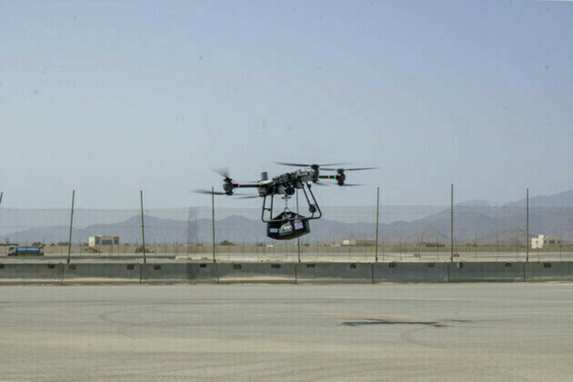 Fujairah witnesses first drone cargo flight from civilian airport to offshore platform